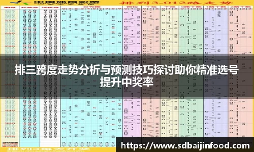 排三跨度走势分析与预测技巧探讨助你精准选号提升中奖率